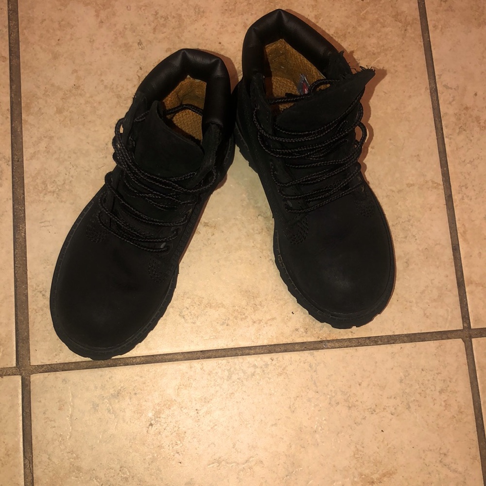 Timberland Toddler Black Suede Boots